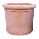 Terracotta Topf für Olivenbäume - Cilindro con bordo